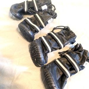 🔥2/$20🔥Pet dog tall rain booties size small